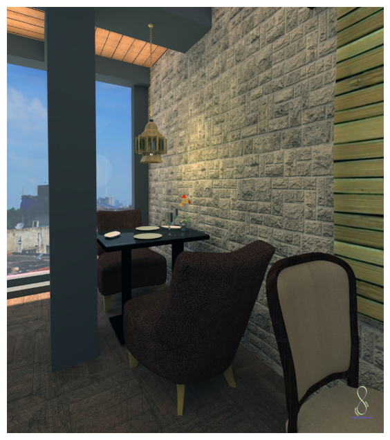 Restaurant Interior Render
